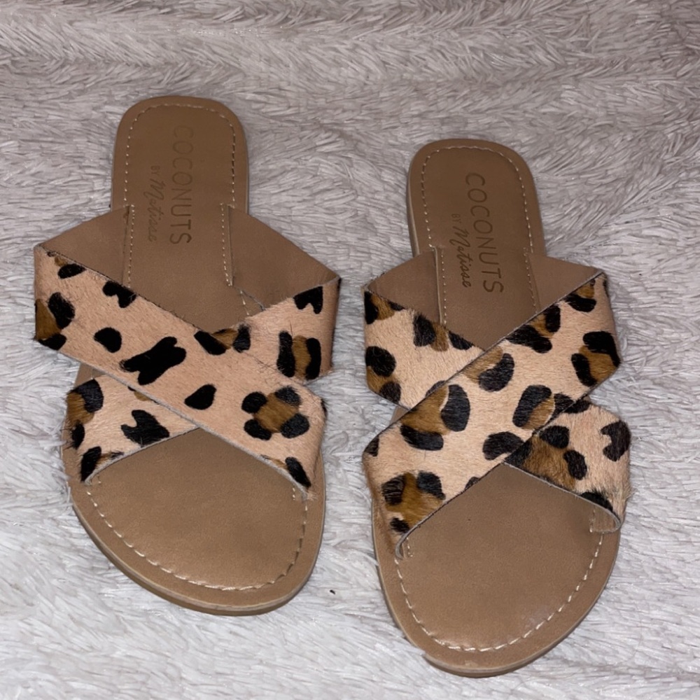 cheetah print sandals